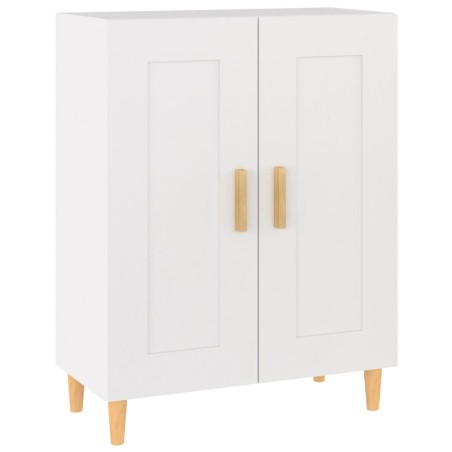 Credenza Bianca 69,5x34x90 cm in Legno Multistrato