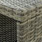 vidaXL Tavolo da Bar con Ripiani Grigio 120x60x110 cm in Polyrattan vidaXL Tavolo da Bar con Ripiani Grigio 120x60x110 cm in Polyrattan