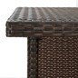 vidaXL Tavolo da Bar ad Angolo Marrone 100x50x105 cm in Polyrattan vidaXL Tavolo da Bar ad Angolo Marrone 100x50x105 cm in Polyrattan