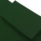 vidaXL Lettino Prendisole con Baldacchino e Cuscini Verde vidaXL Lettino Prendisole con Baldacchino e Cuscini Verde