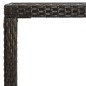 vidaXL Tavolo da Bar per Esterni Marrone 130x60x110cm Polyrattan Vetro vidaXL Tavolo da Bar per Esterni Marrone 130x60x110cm Polyrattan Vetro