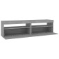 Mobile Porta TV con Luci LED 2pz Grigio Sonoma 75x35x40 cm Mobile Porta TV con Luci LED 2pz Grigio Sonoma 75x35x40 cm