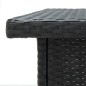 vidaXL Tavolo da Bar ad Angolo Nero 100x50x105 cm in Polyrattan vidaXL Tavolo da Bar ad Angolo Nero 100x50x105 cm in Polyrattan