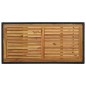 vidaXL Tavolo da Bar con Ripiani Nero 120x60x110 cm in Polyrattan vidaXL Tavolo da Bar con Ripiani Nero 120x60x110 cm in Polyrattan