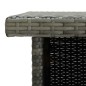 vidaXL Tavolo da Bar Angolare Grigio 100x50x105 cm in Polyrattan vidaXL Tavolo da Bar Angolare Grigio 100x50x105 cm in Polyrattan