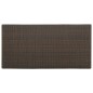 vidaXL Tavolo da Bar con Ripiani Marrone 120x60x110 cm in Polyrattan vidaXL Tavolo da Bar con Ripiani Marrone 120x60x110 cm in Polyrattan