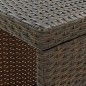 vidaXL Tavolo da Bar con Ripiani Marrone 120x60x110 cm in Polyrattan vidaXL Tavolo da Bar con Ripiani Marrone 120x60x110 cm in Polyrattan