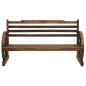 vidaXL Panchina da Giardino 142 cm in Legno Massello di Abete vidaXL Panchina da Giardino 142 cm in Legno Massello di Abete