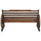vidaXL Panchina da Giardino 142 cm in Legno Massello di Abete vidaXL Panchina da Giardino 142 cm in Legno Massello di Abete