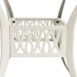 vidaXL Tavolo da Giardino Bianco 90x90x73 cm in Alluminio Pressofuso vidaXL Tavolo da Giardino Bianco 90x90x73 cm in Alluminio Pressofuso