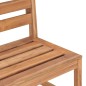 vidaXL Panchina da Giardino 170 cm in Legno Massello di Teak vidaXL Panchina da Giardino 170 cm in Legno Massello di Teak