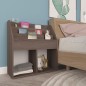 Portariviste Bambini Grigio e Sonoma 71x30x78,5 cm Truciolato Portariviste Bambini Grigio e Sonoma 71x30x78,5 cm Truciolato