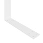 vidaXL Schienale per Divano a Pallet Bianco 110 cm in Ferro