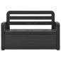 vidaXL Cassapanca da Giardino 132,5 cm in Plastica Antracite vidaXL Cassapanca da Giardino 132,5 cm in Plastica Antracite