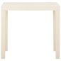 vidaXL Tavolo da Giardino Bianco 79x65x72 cm in Plastica vidaXL Tavolo da Giardino Bianco 79x65x72 cm in Plastica