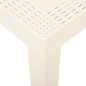 vidaXL Tavolo da Giardino Bianco 79x65x72 cm in Plastica vidaXL Tavolo da Giardino Bianco 79x65x72 cm in Plastica