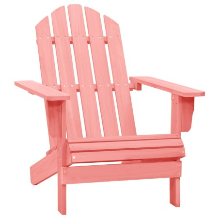 vidaXL Sedia da Giardino Adirondack in Legno Massello di Abete Rosa
