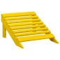 vidaXL Sedia Giardino Adirondack con Ottomana Massello di Abete Gialla vidaXL Sedia Giardino Adirondack con Ottomana Massello di Abete Gialla