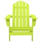 vidaXL Sedia da Giardino Adirondack in Legno Massello di Abete Verde vidaXL Sedia da Giardino Adirondack in Legno Massello di Abete Verde