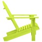 vidaXL Sedia da Giardino Adirondack in Legno Massello di Abete Verde vidaXL Sedia da Giardino Adirondack in Legno Massello di Abete Verde
