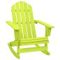 vidaXL Sedia a Dondolo da Giardino Adirondack Massello di Abete Verde vidaXL Sedia a Dondolo da Giardino Adirondack Massello di Abete Verde