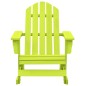 vidaXL Sedia a Dondolo da Giardino Adirondack Massello di Abete Verde vidaXL Sedia a Dondolo da Giardino Adirondack Massello di Abete Verde