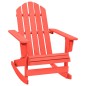 vidaXL Sedia da Giardino Adirondack a Dondolo Massello di Abete Rosso vidaXL Sedia da Giardino Adirondack a Dondolo Massello di Abete Rosso