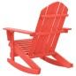 vidaXL Sedia da Giardino Adirondack a Dondolo Massello di Abete Rosso vidaXL Sedia da Giardino Adirondack a Dondolo Massello di Abete Rosso