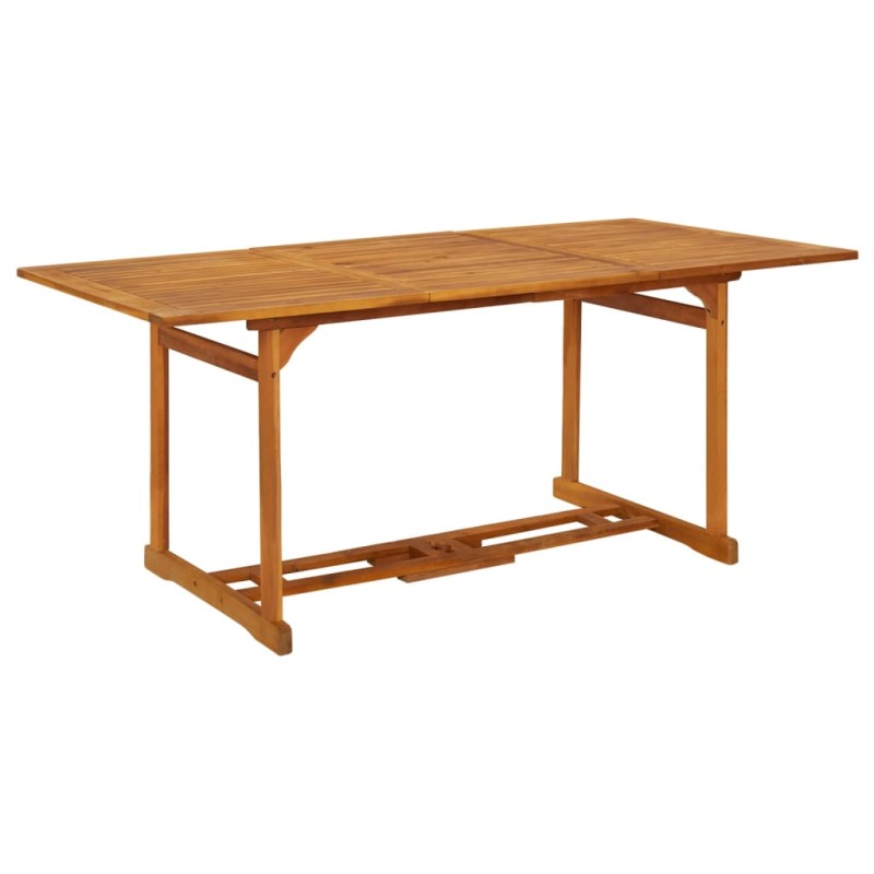 vidaXL Tavolo da Pranzo per Esterni 180x90x75cm Legno Massello Acacia vidaXL Tavolo da Pranzo per Esterni 180x90x75cm Legno Massello Acacia