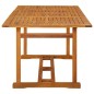 vidaXL Tavolo da Pranzo per Esterni 180x90x75cm Legno Massello Acacia vidaXL Tavolo da Pranzo per Esterni 180x90x75cm Legno Massello Acacia