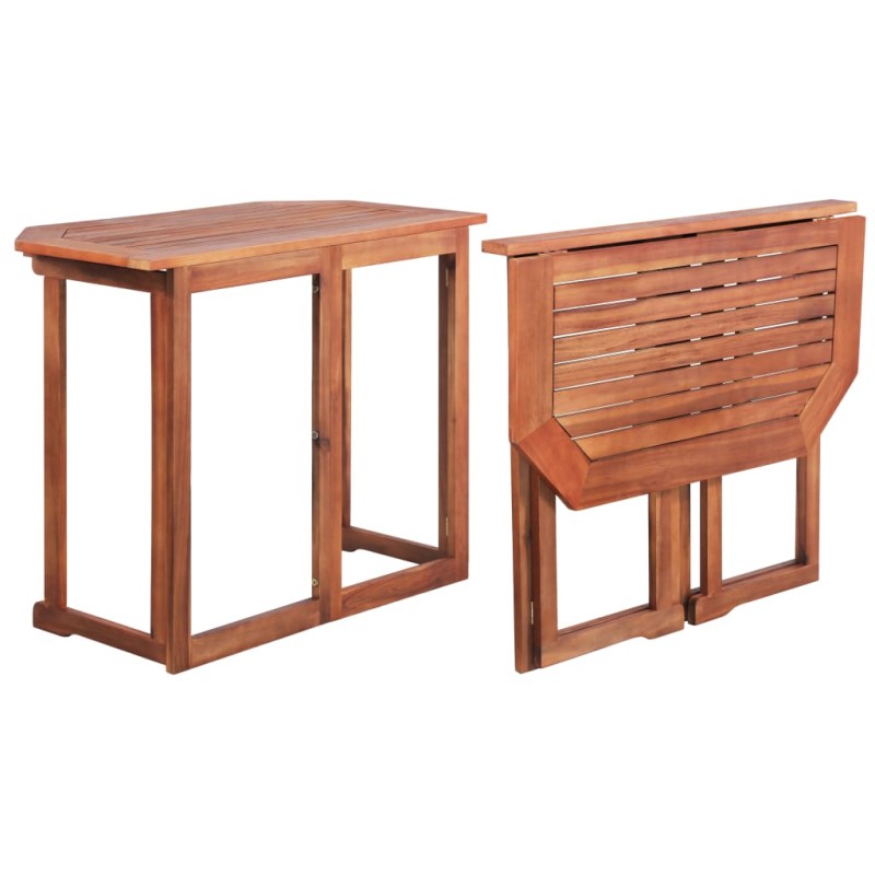 vidaXL Tavolo da Bistrot 90x50x75 cm in Legno Massello di Acacia vidaXL Tavolo da Bistrot 90x50x75 cm in Legno Massello di Acacia