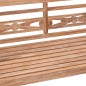 vidaXL Panca Batavia 120 cm Bianco Slavato Massello di Teak vidaXL Panca Batavia 120 cm Bianco Slavato Massello di Teak