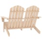 vidaXL Sedia da Giardino Adirondack 2 Posti in Legno Massello di Abete vidaXL Sedia da Giardino Adirondack 2 Posti in Legno Massello di Abete