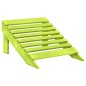 vidaXL Sedia 2 Posti Adirondack con Ottomana in Abete Massello Verde vidaXL Sedia 2 Posti Adirondack con Ottomana in Abete Massello Verde