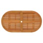 vidaXL Tavolo da Giardino 160x85x75 cm in Legno Massello di Eucalipto