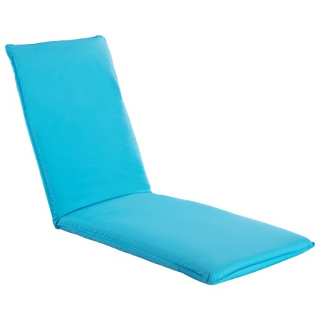 vidaXL Lettino Prendisole Pieghevole in Tessuto Oxford Blu