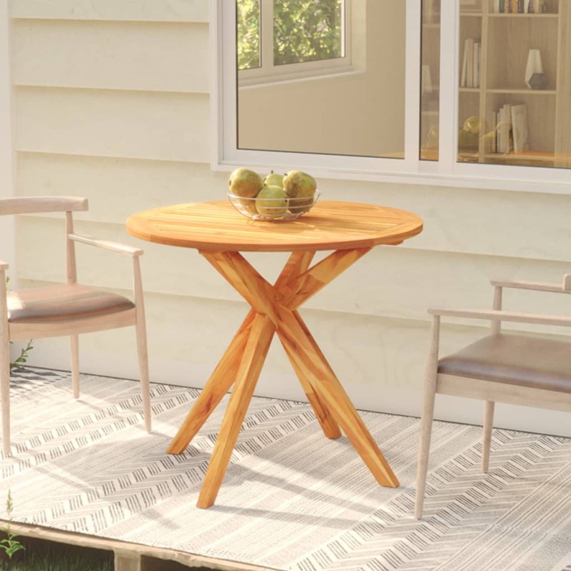 vidaXL Tavolo Da Giardino 85x85x75 cm in Legno Massello di Acacia vidaXL Tavolo Da Giardino 85x85x75 cm in Legno Massello di Acacia