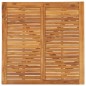 vidaXL Tavolo da Giardino 110x110x75 cm in Legno Massello Di Acacia vidaXL Tavolo da Giardino 110x110x75 cm in Legno Massello Di Acacia