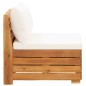 vidaXL Divano da Giardino a 2 Posti e Cuscini Legno Massello di Acacia vidaXL Divano da Giardino a 2 Posti e Cuscini Legno Massello di Acacia