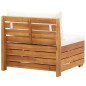 vidaXL Divano da Giardino a 2 Posti e Cuscini Legno Massello di Acacia vidaXL Divano da Giardino a 2 Posti e Cuscini Legno Massello di Acacia