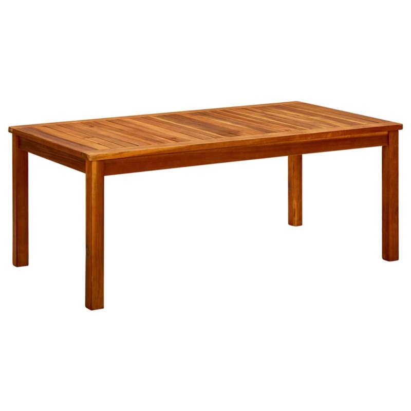 vidaXL Tavolino da Giardino 110x60x45 cm in Legno Massello di Acacia vidaXL Tavolino da Giardino 110x60x45 cm in Legno Massello di Acacia