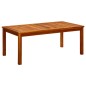 vidaXL Tavolino da Giardino 110x60x45 cm in Legno Massello di Acacia vidaXL Tavolino da Giardino 110x60x45 cm in Legno Massello di Acacia