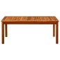 vidaXL Tavolino da Giardino 110x60x45 cm in Legno Massello di Acacia vidaXL Tavolino da Giardino 110x60x45 cm in Legno Massello di Acacia