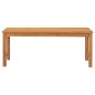 vidaXL Panchina da Giardino 114 cm in Legno Massello di Teak vidaXL Panchina da Giardino 114 cm in Legno Massello di Teak