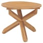 vidaXL Tavolo da Pranzo da Giardino Ø90x75cm in Legno Massello di Teak vidaXL Tavolo da Pranzo da Giardino Ø90x75cm in Legno Massello di Teak