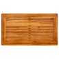 vidaXL Tavolino da Giardino 70x40x36 cm in Legno Massello di Acacia vidaXL Tavolino da Giardino 70x40x36 cm in Legno Massello di Acacia