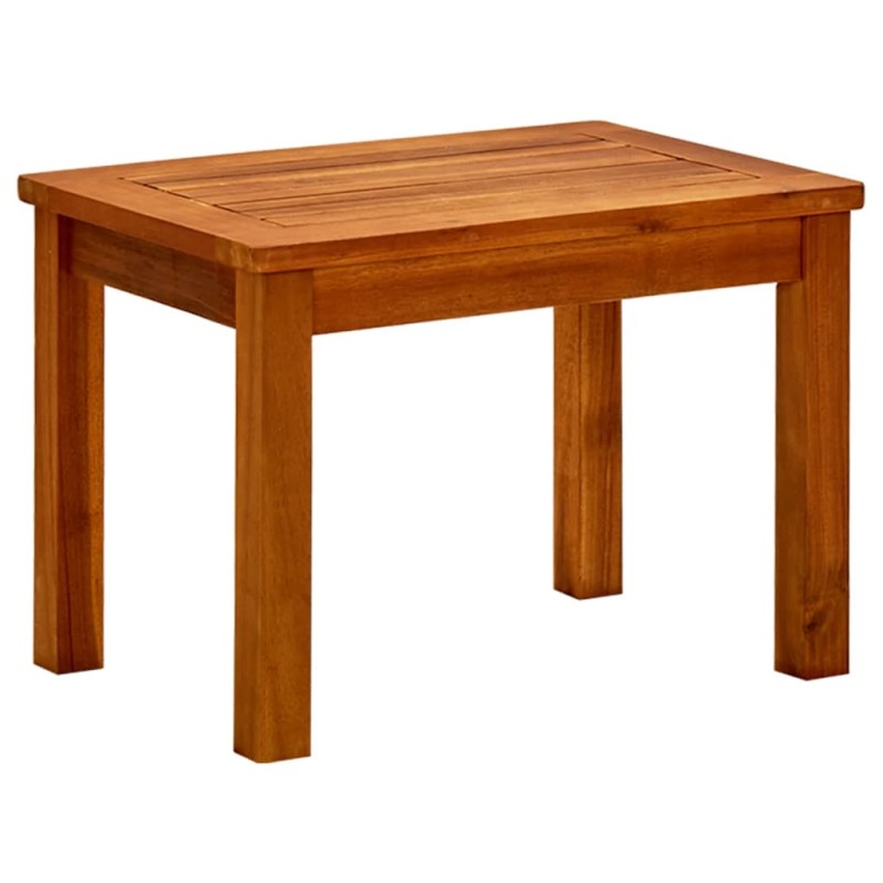 vidaXL Tavolino da Giardino 50x35x36 cm in Legno Massello di Acacia vidaXL Tavolino da Giardino 50x35x36 cm in Legno Massello di Acacia