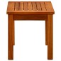 vidaXL Tavolino da Giardino 50x35x36 cm in Legno Massello di Acacia vidaXL Tavolino da Giardino 50x35x36 cm in Legno Massello di Acacia