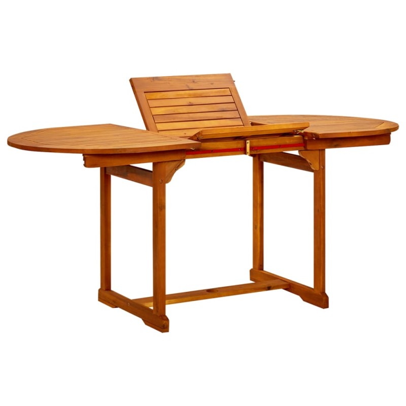 vidaXL Tavolo da Pranzo per Esterni (120-170)x80x75 cm in Legno Acacia vidaXL Tavolo da Pranzo per Esterni (120-170)x80x75 cm in Legno Acacia