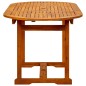 vidaXL Tavolo da Pranzo per Esterni (120-170)x80x75 cm in Legno Acacia vidaXL Tavolo da Pranzo per Esterni (120-170)x80x75 cm in Legno Acacia